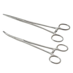 Pinzas Hemostáticas de Acero Inoxidable para Cirugía Canina, 15 cm, Punta Recta, Instrumento Quirúrgico Veterinario Reutilizable - Product Image 2