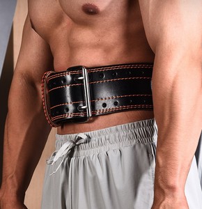 Custom Logo Coexistence 100% Polyester 5.5mm Squat Women Men Weight Lifting <b>Belt</b> Gym Training Back Belly for Weightlifting - Product Image 2