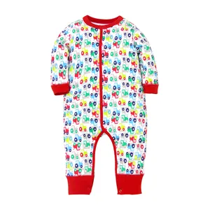 Romper bayi baru lahir, jumpsuit baju bayi lengan panjang, baju monyet bayi baru lahir, Jumpsuit grosir balita bayi baru lahir