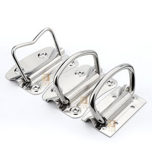 Folding Handle 304 Stainless Steel Cold Rolled Steel Durable Industrial Cabinet Toolbox Drawer Handle - Product Image 1