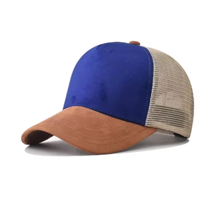 Gorra Trucker Unisex de Gamuza con Logotipo Personalizado, Dos Tonos, Malla Transpirable, 5 Paneles, para Deportes y Viajes - Product Image 5