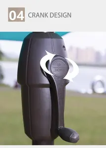 Sombrilla plegable portátil y económica <span class=keywords><strong>para</strong></span> Parque, terraza, restaurante, Hotel, patio, uso de pesca al aire libre <span class=keywords><strong>para</strong></span> muebles de exterior - Product Image 6