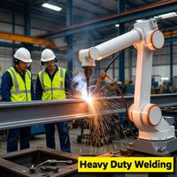 Cobot JINWEI FR20 de 20 kg y 1854 mm, 6 Ejes, IP54, ISO 10218, CR, CE, 0.1 mm, Opcional IP65, para Paletización Industrial Pesada y Soldadura