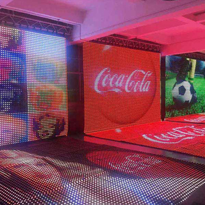 P31.25 rèm ngoài trời màn hình Nhà sản xuất P50 Màn hình <span class=keywords><strong>LED</strong></span> linh hoạt tùy chỉnh xách tay lưới <span class=keywords><strong>LED</strong></span> Curtain Màn hình - Product Image 2