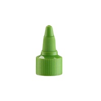 Bouteille en plastique 24/410 à usage chimique industriel avec bouchon supérieur torsadé et bec verseur à bouche pointue couvercle de buse tombante
