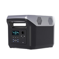 Système de stockage d'énergie solaire CXS Solar 1500W LiFePO4 avec batterie externe, protection IP21, écran LCD, design portable pour usage domestique