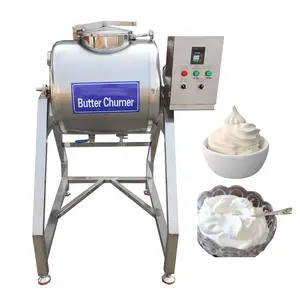 Mesin peralatan churner mentega skala kecil 100L 200L 300L produktivitas tinggi untuk pertanian