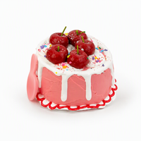 Vente Flash : Jouet anti-stress en forme de gâteau réaliste, en silicone de qualité alimentaire, jouet sensoriel souple, cadeau