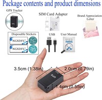 Perangkat Pelacak GPS Locator Mini Pelacak GPS Mobil GSM