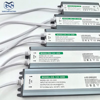 Vente en gros usine – Alimentation LED 12V ultra-mince 12 mm étanche à découpage unique, certifiée CE ROHS, pour une efficacité de 85 % à 94 %