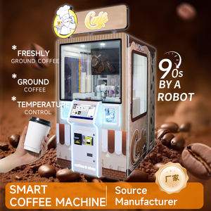 Robot distributeur de <span class=keywords><strong>café</strong></span> intelligent en métal, <span class=keywords><strong>café</strong></span> commercial entièrement automatique, certifié CE, écran tactile, paiement par <span class=keywords><strong>carte</strong></span> bancaire - Product Image 4