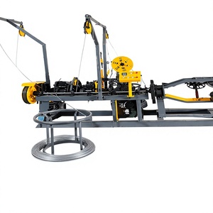 Machine entièrement automatique de fabrication de fil barbelé torsadé interne, équipement de production de clôtures en fil métallique - Product Image 1