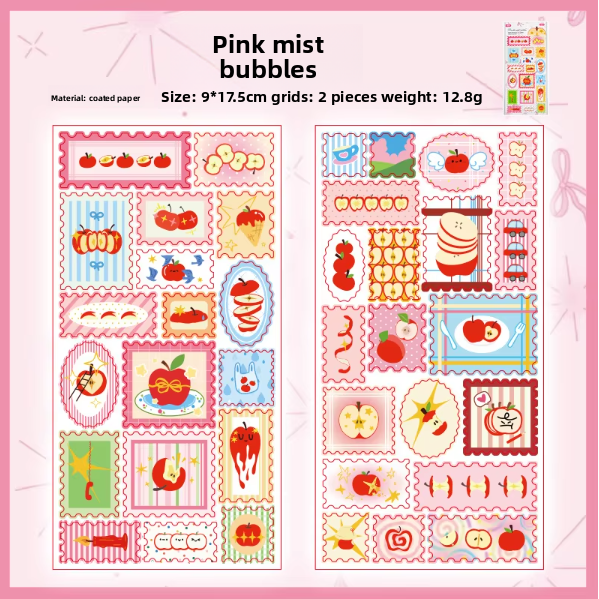 Burbujas de niebla rosa