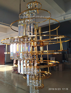 De Lujo k9 candelabro de cristal de <span class=keywords><strong>las</strong></span> lámparas de luz Decoración de casa decoración de <span class=keywords><strong>restaurante</strong></span> lámpara colgante - Product Image 5