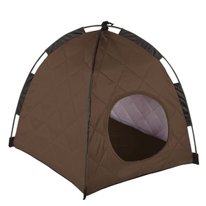 Üretici toptan çevre dostu katı desen Pet çadır kalınlaşmış sıcak katlanabilir kedi/köpek kafesi kış sezonu için kolay taşıma - Product Image 2