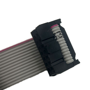 Özel düz şerit kablo 2.54mm Pitch 2 satır 7 Pin şerit kablo düz gri renk 2.54 Idc motosiklet için esnek düz kablo - Product Image 5