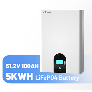 LEADPOWER LP-PW-A256100 2.5kWh 25.6V <b>Wall</b>-Mounted Split Solar Off-<b>Grid</b> Stackable Design BMS 100Ah LiFePO4 Battery Featuring - Product Image 1