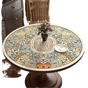 American Entry Tapis de table en mélamine de luxe 1.5mm d'épaisseur 60cm de diamètre Design moderne imperméable à l'huile Tapis anti-brûlure - Product Image 3