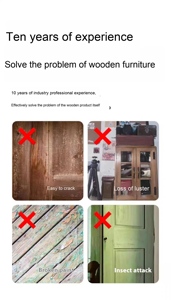 Nước dựa trên chống nấm mốc <span class=keywords><strong>Polyurethane</strong></span> sáp dầu chịu thời tiết hạt gỗ lớp phủ cho đồ gỗ ngoài trời Sàn Bàn chải sử dụng - Product Image 5