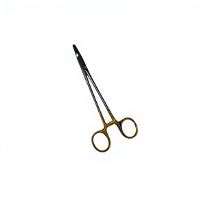 ชุดเครื่องมือผ่าตัดแบบใช้มือ Mayo Hegger Needle Holder ด้ามจับสีทอง รุ่น T.C ได้รับการรับรองมาตรฐาน ISO13485 สำหรับการผ่าตัดทั่วไป - Product Image 1