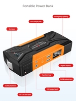 Nuevo Arrancador de Baterías de Litio de 98000mAh y 1000A con Compresor de Aire y Cargador de Baterías