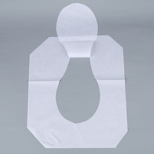Couvre-siège de toilette jetable, 250 feuilles, jetables dans les toilettes, usage hôtelier, blanc - Product Image 3