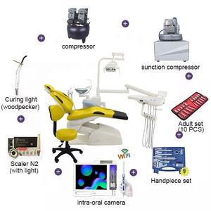 Unità di Trattamento Dentistico di Alta Qualità, Poltrona Odontoiatrica Portatile con Compressore d'Aria - Product Image 1