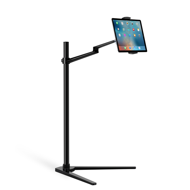 Wholesale Portable Flexible 360 Degree Rotation Floor Stand Multifunctional Height Adjustable Tablet PC Laptop Holder for 7'-13'
