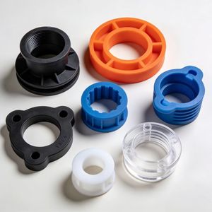 Fabricant de plastique, produits moulés en silicone noir personnalisés de haute qualité, pièces en caoutchouc FKM, silicone, NBR, EPDM - Product Image 1