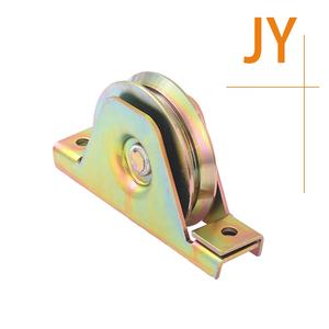 Roue à roulement à billes pour portail coulissant avec support à rainure U/Y/V pour rail, idéale pour l'entrée extérieure - Product Image 1