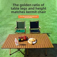 Table pliante de camping en plein air personnalisée en usine, chaises de pique-nique portables pour l'extérieur, modèle avec logo personnalisé