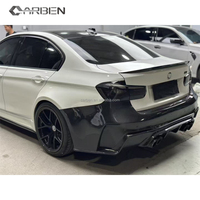 Pare-chocs arrière modifié et amélioré en fibre de carbone de style 3D pour BMW Série 3 F30 F31 M3 M4 F80 F81 F82 Kits de carrosserie État neuf
