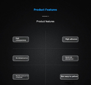 Film de plastification à froid transparent sur mesure, prix direct usine, pour affiches 140g - Product Image 5