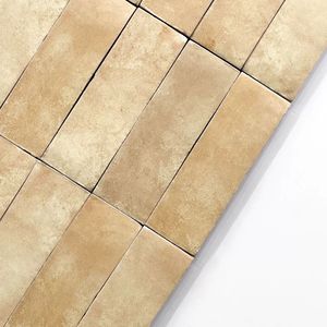 Tuiles en zellige personnalisées en usine, 2x6 pouces, tuiles en argile marocaines faites à la main, décoration murale pour hôtel, <span class=keywords><strong>villa</strong></span>, art, tuiles vintage - Product Image 2