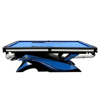 Table de billard snooker professionnelle de luxe en bois massif, style chinois moderne, 9 pieds, durable, écologique, compatible OEM