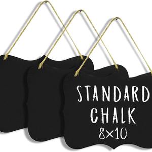 <span class=keywords><strong>Mini</strong></span> <span class=keywords><strong>pizarra</strong></span> 4x6 "colgante de doble cara negro acrílico <span class=keywords><strong>pizarra</strong></span> signo - Product Image 3