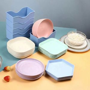En stock: 10 platos multifunción para restos, de plástico de grado alimenticio para el hogar, ideales para cocina, fiestas y mesa de comedor. - Product Image 3