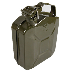 Jerrycan en métal vert foncé standard 10 20L 30 Litres 40 <span class=keywords><strong>L</strong></span> <span class=keywords><strong>50</strong></span> 60lts Essence Diesel Huile Réservoir de <span class=keywords><strong>carburant</strong></span> Style vertical Jerrycan - Product Image 5