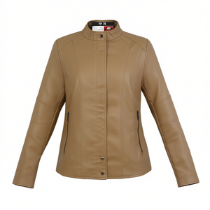 Giacca in Pelle HDJ Plus Size FP-75 per Donna, Cappotto Taglie Forti - Product Image 1
