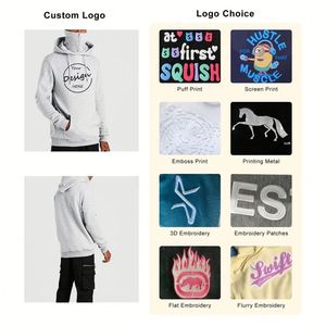 Conception Zip Face Cover Hommes Logo Personnalisé Impression Broderie Coton Polaire Slim Fit Personnalisé Streetwear Heavy Sports Ninja Hoodies Hommes - Product Image 2