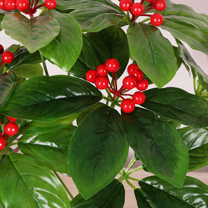 CC Hot Nouvelle Variété Simulation Artificielle <span class=keywords><strong>Cerise</strong></span> Avec Mousse Fruits Rouges Plante En Pot De Jardin D'intérieur 037 - Product Image 3