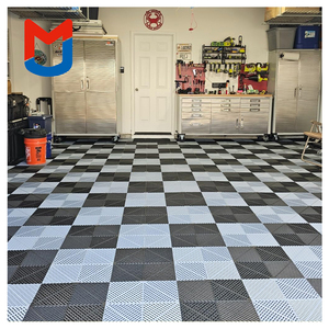 Dalles de sol modulaires en PP écologiques pour garage, revêtement de sol en vinyle pour atelier automobile, station de lavage de voitures, disponible en différentes tailles - Product Image 4