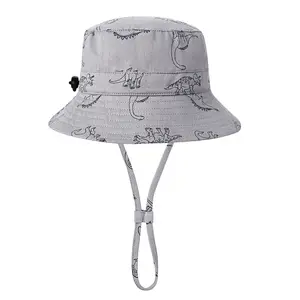 2023 berretto con visiera parasole per esterni Color caramella personalizzato tinta unita cappello da pescatore per bambini in cotone cappello da pescatore per bambini