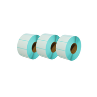 Rollo de Etiquetas Térmicas Directas Personalizadas de 58 mm, Resistentes al Agua, 58x60 58x40, Etiquetas Adhesivas de Papel Blanco con Código de Barras para Supermercado