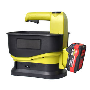 Épandeur d'engrais agricole portatif électrique avec batterie 20V, <span class=keywords><strong>semoir</strong></span> rechargeable pour semences d'herbe et de légumes - Product Image 1