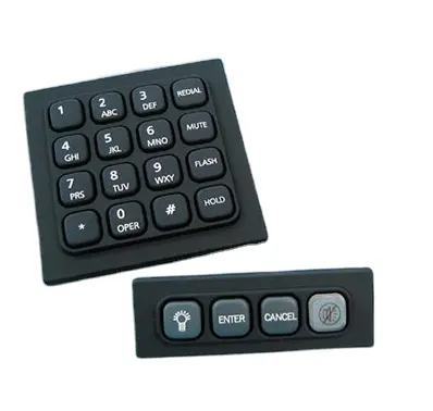 High elastic silicone access keypad