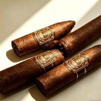 Bague de cigare personnalisée en papier d'art gaufré à la feuille d'or, impression d'étiquettes de cigare avec logo privé pour accessoires d'emballage de cigares