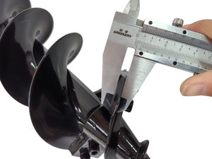 เครื่องเจาะโลหะอัลลอยสองทาง4นิ้ว10ซม. * 80ซม. เครื่องมือสำหรับสวนแบบเปลี่ยนใบมีดอุปกรณ์เจาะพื้น - Product Image 6