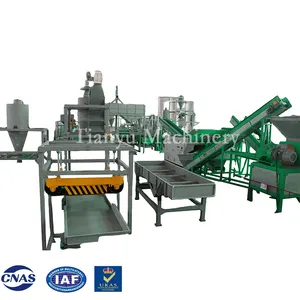 China Small Used Old Semi Truck Tire Recycle Machinery Waste Tire Recycling Machine Manufacturing Equipment Price