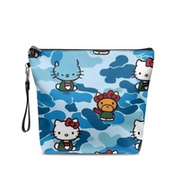 Surface personnalisable, MOQ : 1 pièce, trousse de maquillage, pochette de maquillage pour femme, sac de voyage imprimé, sac cosmétique